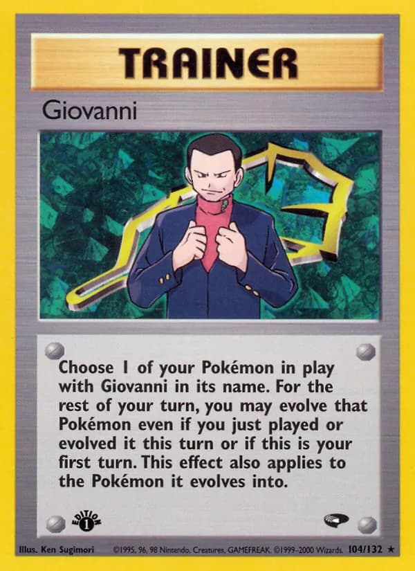 Giovanni 104/132, Gym Challenge