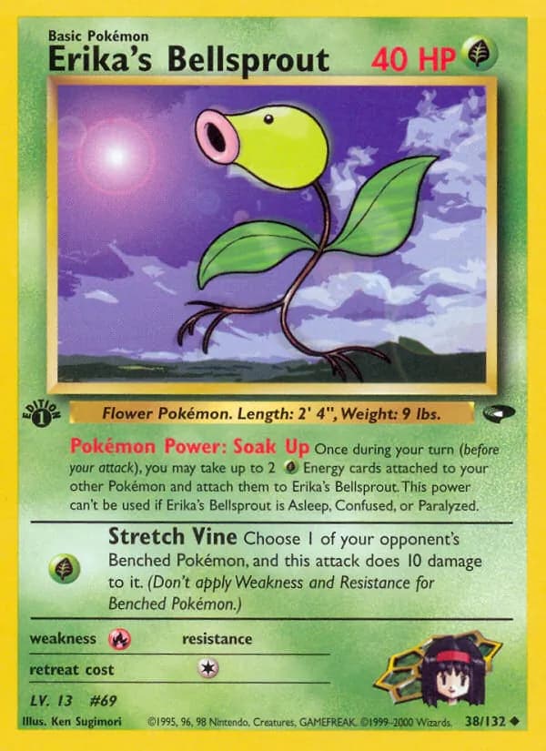 Erika's Bellsprout 38/132, Gym Challenge