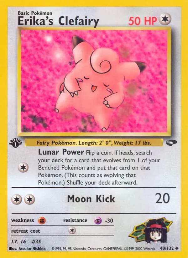 Erika's Clefairy 40/132, Gym Challenge