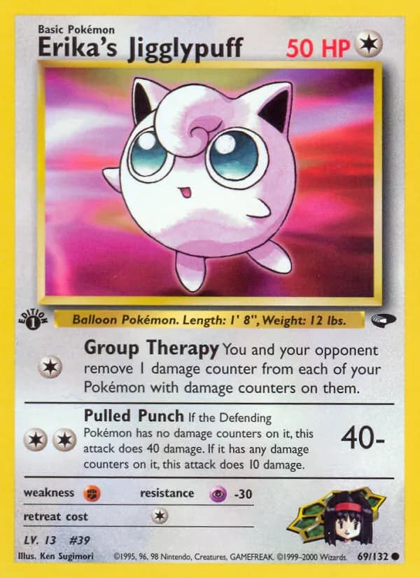 Erika's Jigglypuff 69/132, Gym Challenge