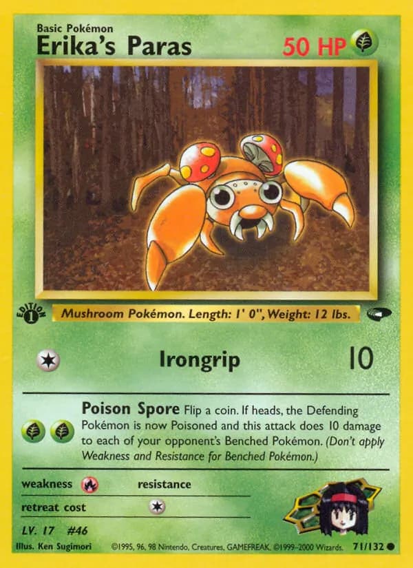 Erika's Paras 71/132, Gym Challenge