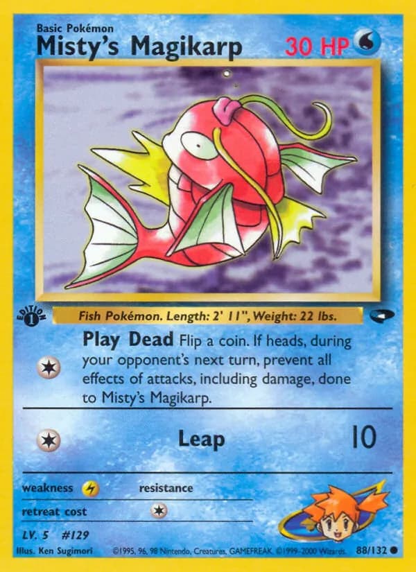 Misty's Magikarp 88/132, Gym Challenge