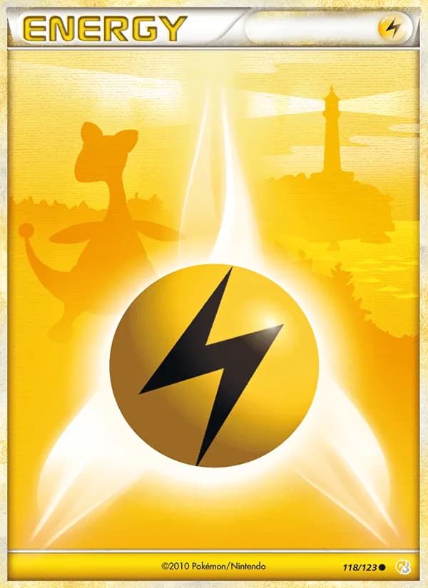 Lightning Energy 118/123, HeartGold SoulSilver