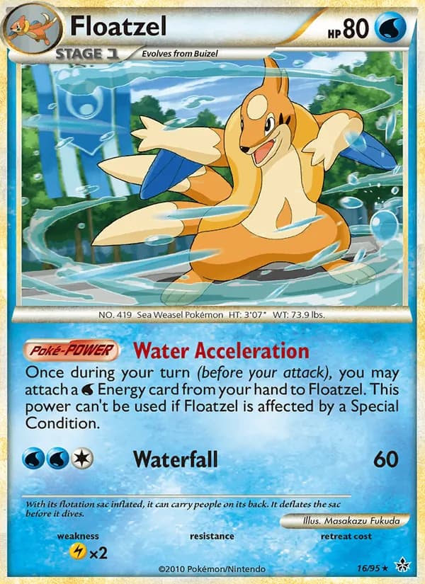Floatzel 16/95, Unleashed