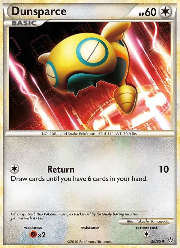 Dunsparce 29/95, Unleashed