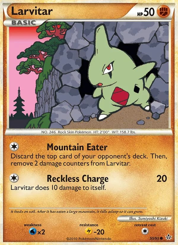 Larvitar 50/95, Unleashed