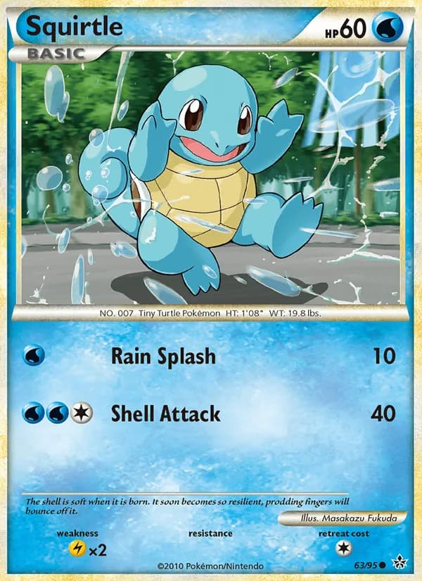 Squirtle 63/95, Unleashed
