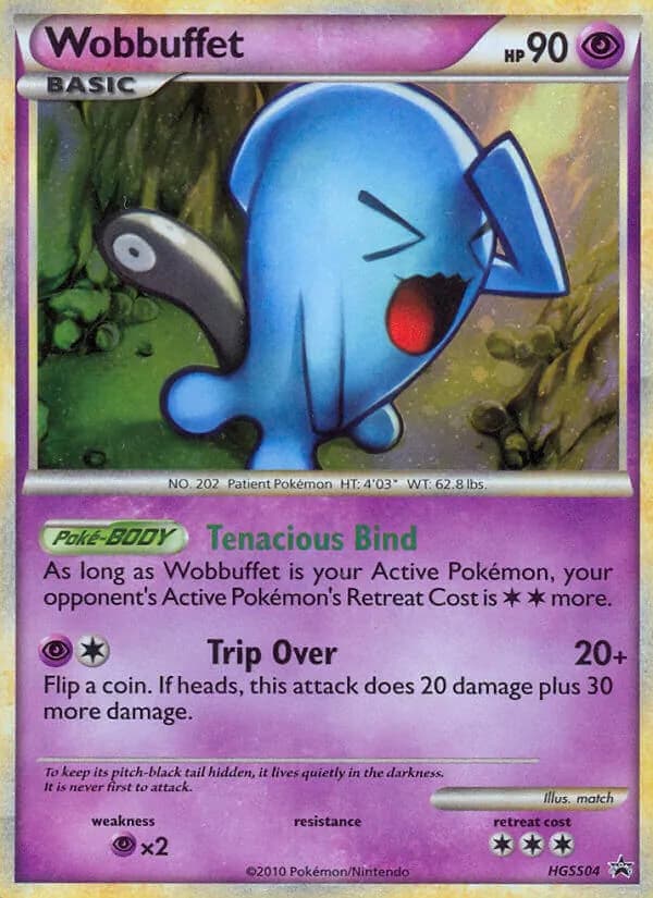 Wobbuffet HGSS04/25, HGSS Black Star Promos