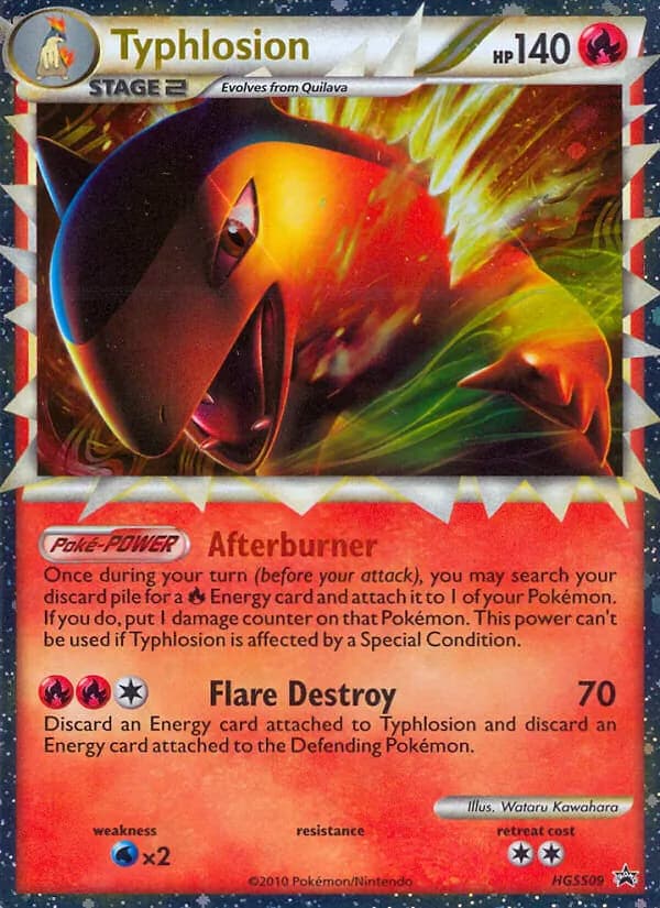 Typhlosion HGSS09/25, HGSS Black Star Promos