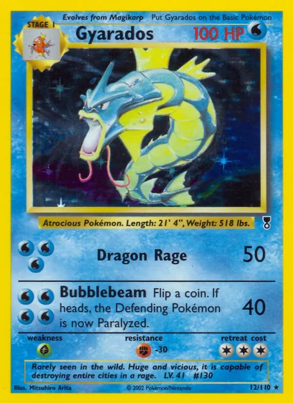 Gyarados 12/110, Legendary Collection