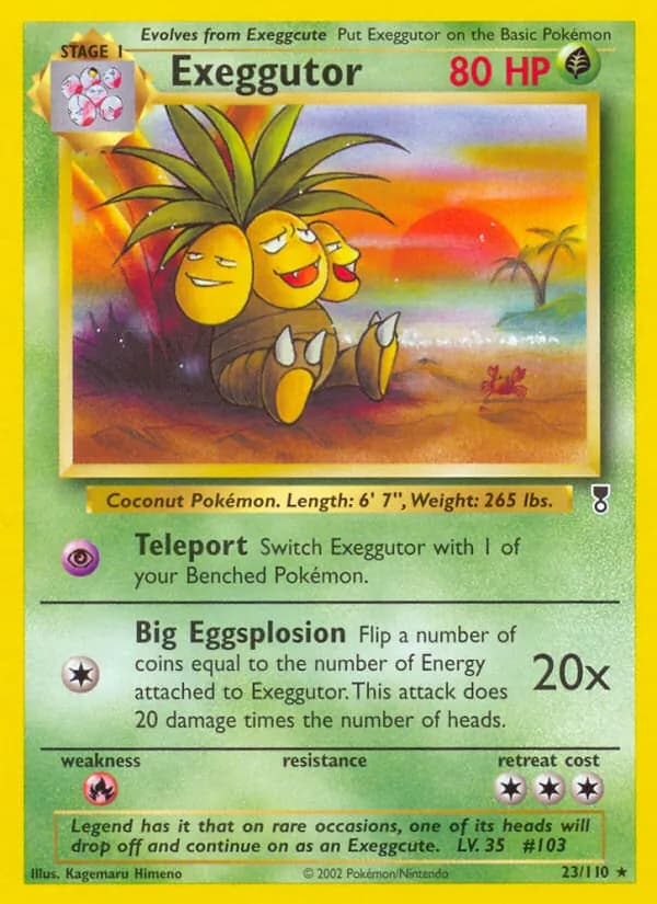 Exeggutor 23/110, Legendary Collection