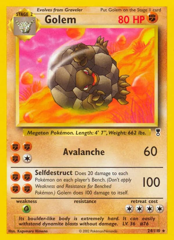 Golem 24/110, Legendary Collection
