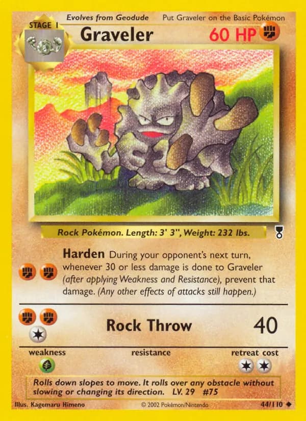 Graveler 44/110, Legendary Collection