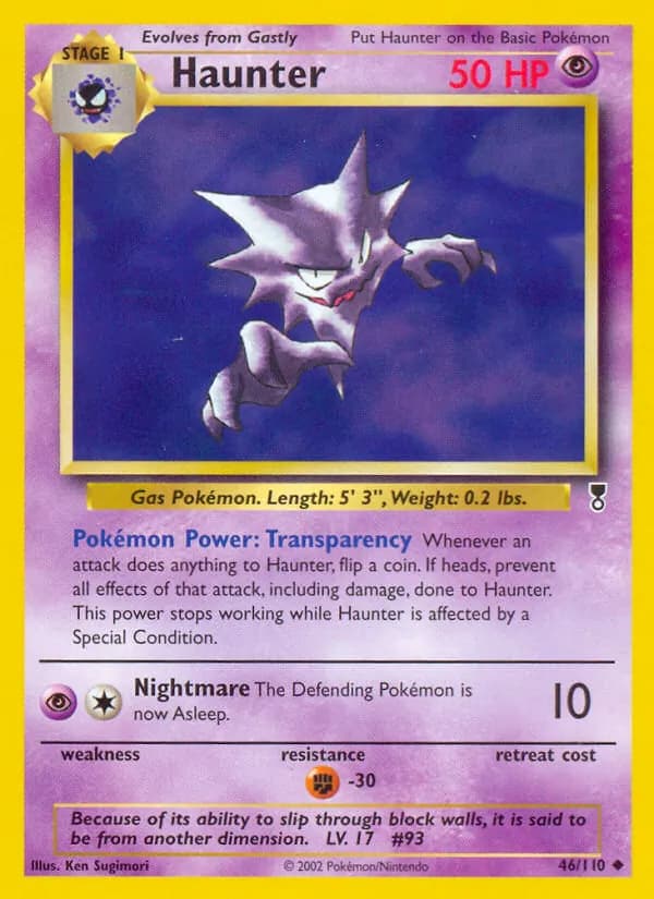 Haunter 46/110, Legendary Collection