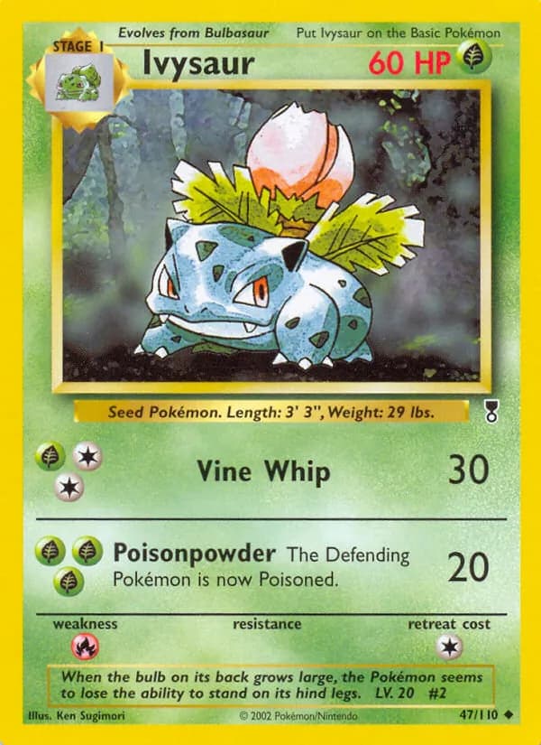 Ivysaur 47/110, Legendary Collection