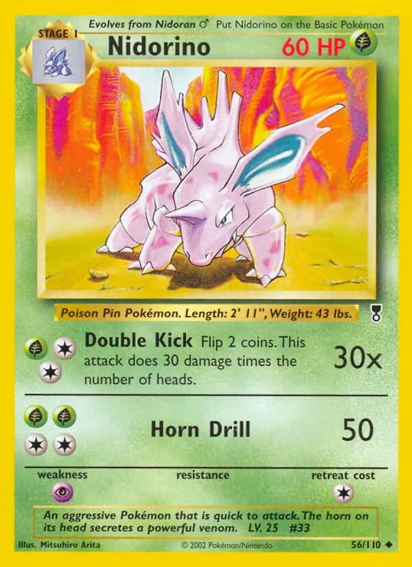 Nidorino 56/110, Legendary Collection