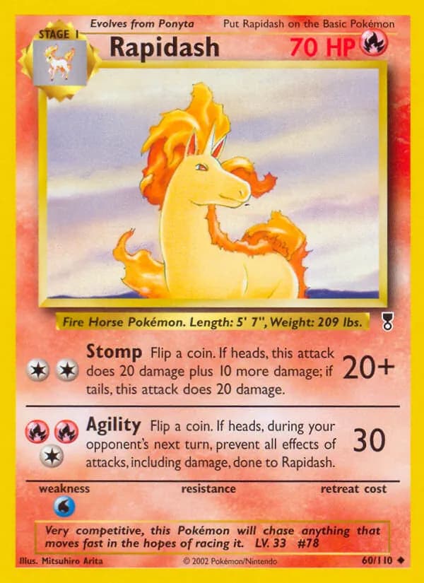Rapidash 60/110, Legendary Collection