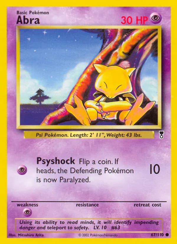Abra 67/110, Legendary Collection