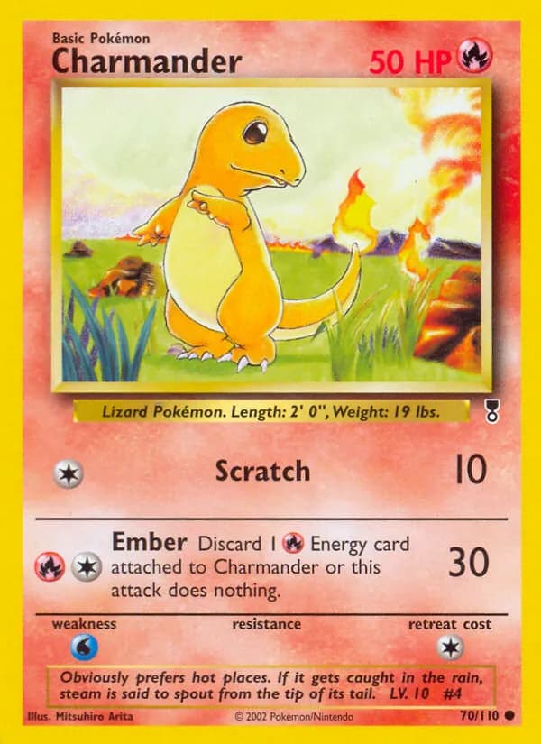 Charmander 70/110, Legendary Collection