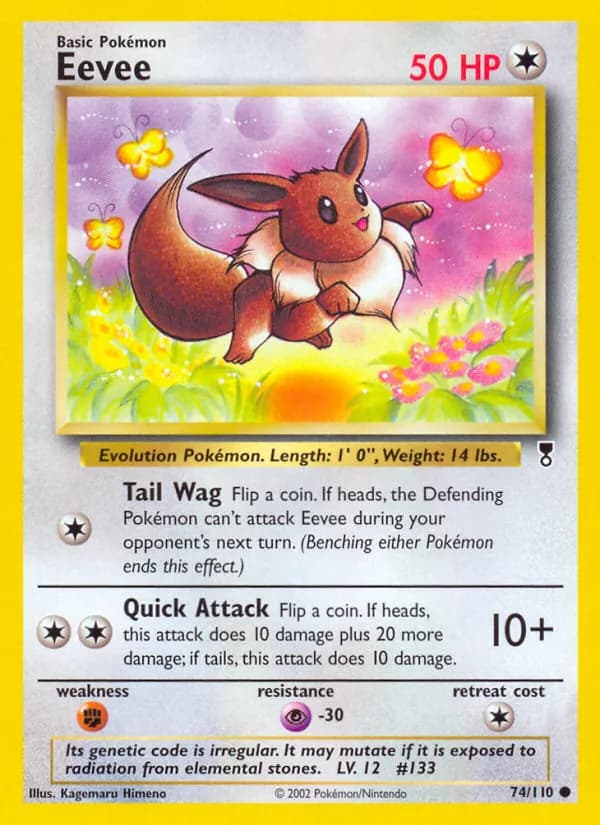 Eevee 74/110, Legendary Collection