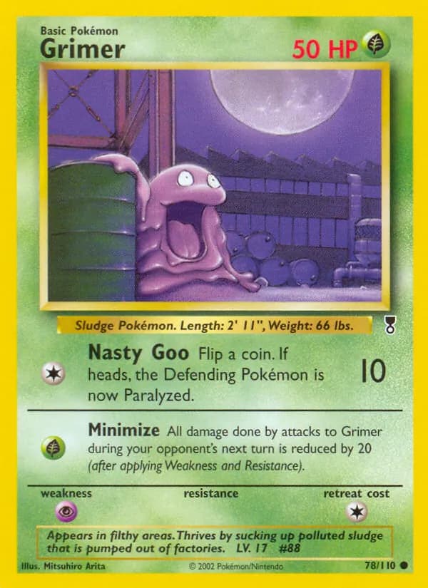 Grimer 78/110, Legendary Collection