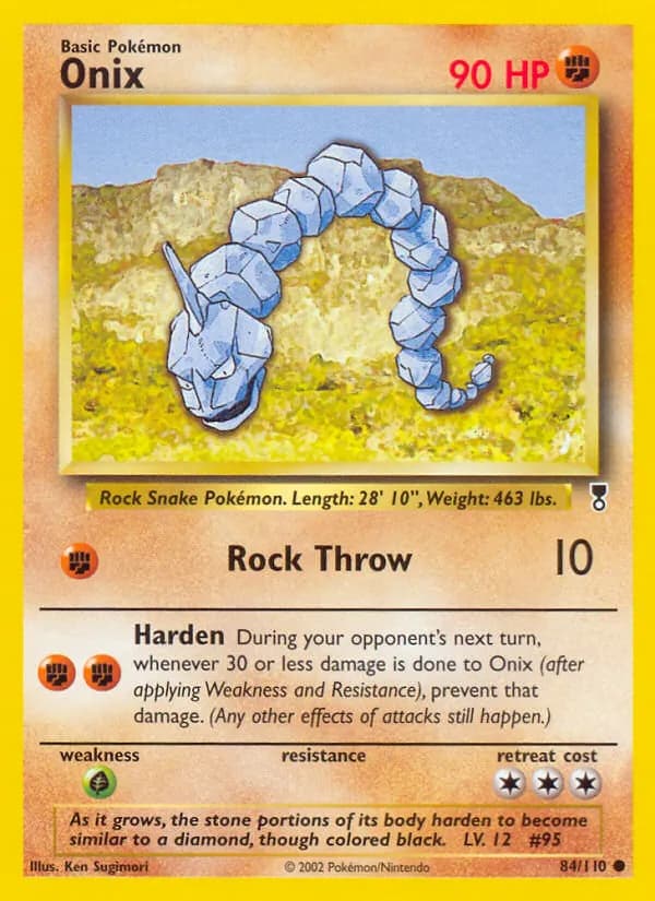 Onix 84/110, Legendary Collection
