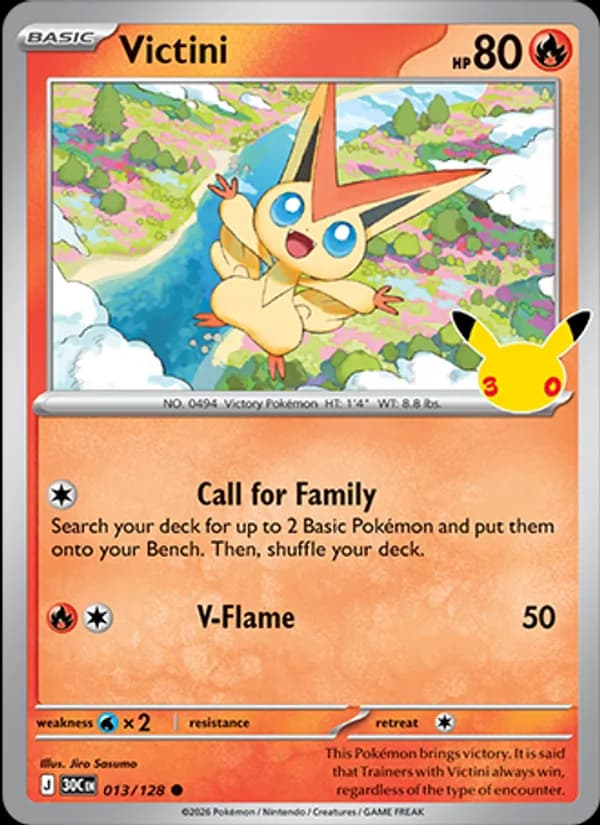 Victini 013/128, 30th Celebration