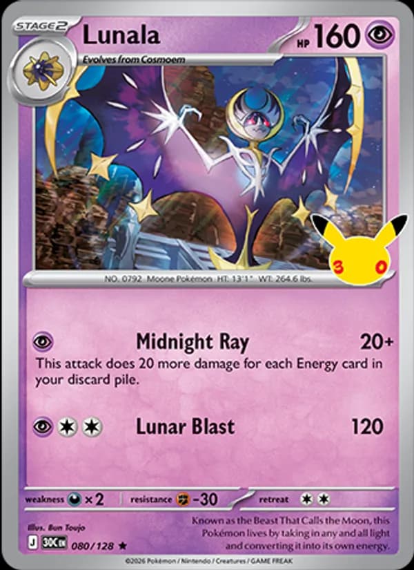 Lunala 080/128, 30th Celebration