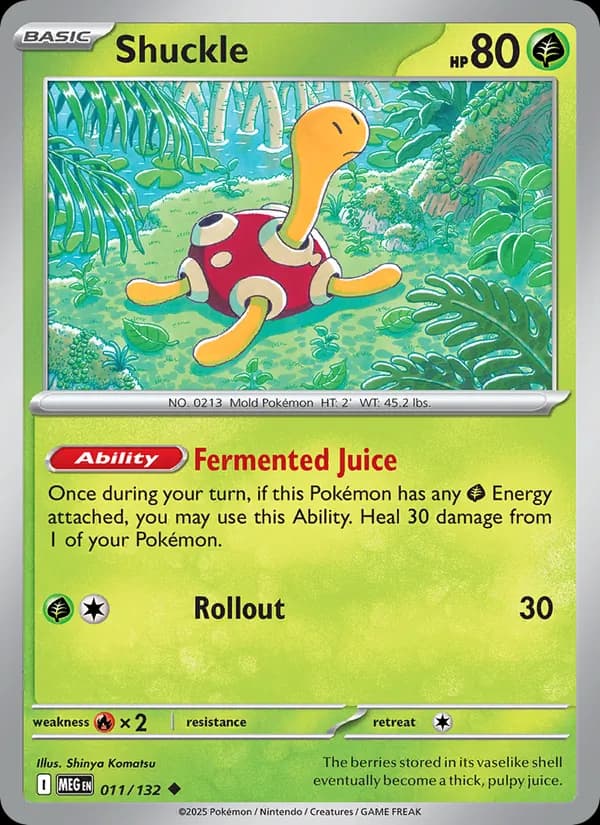Shuckle 011/132, Mega Evolution