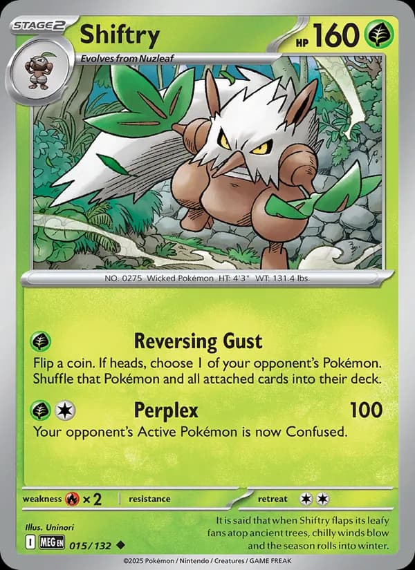 Shiftry 015/132, Mega Evolution