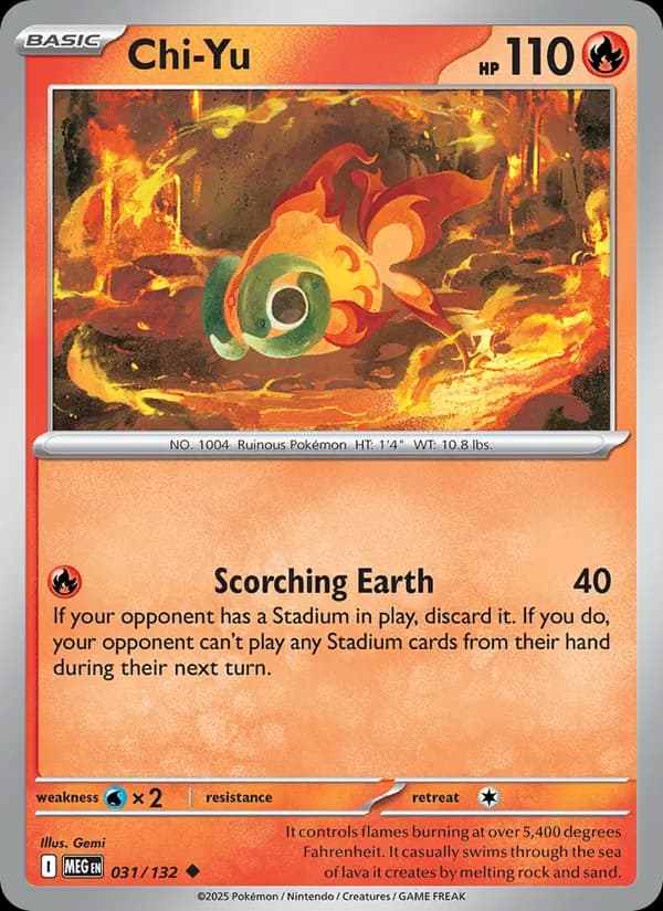 Chi-Yu 031/132, Mega Evolution