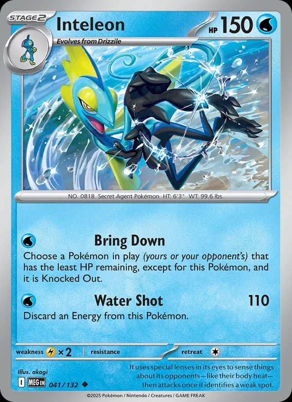 Inteleon 041/132, Mega Evolution