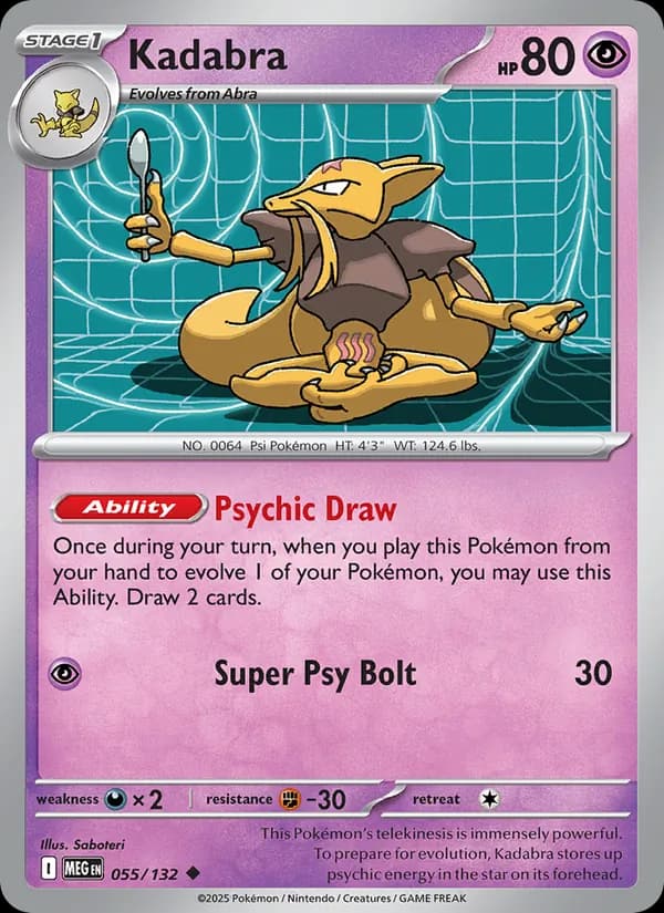 Kadabra 055/132, Mega Evolution