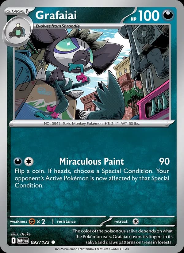 Grafaiai 092/132, Mega Evolution