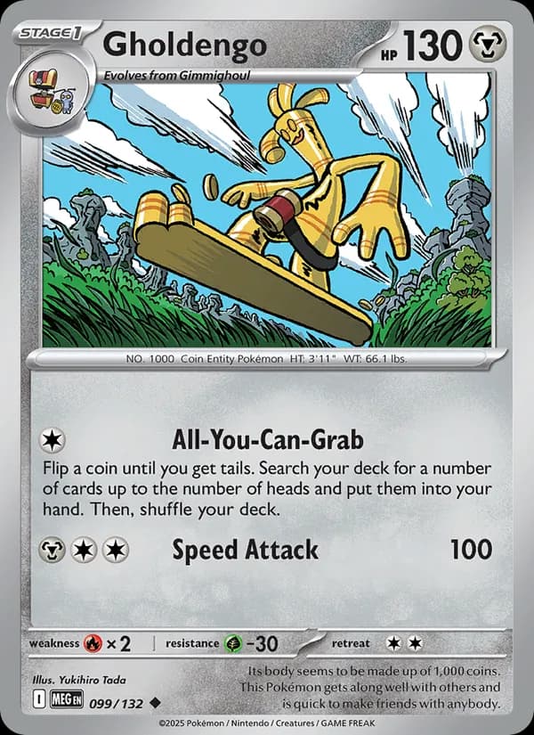 Gholdengo 099/132, Mega Evolution