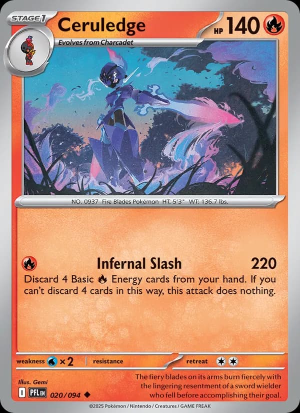 Ceruledge 020/94, Phantasmal Flames