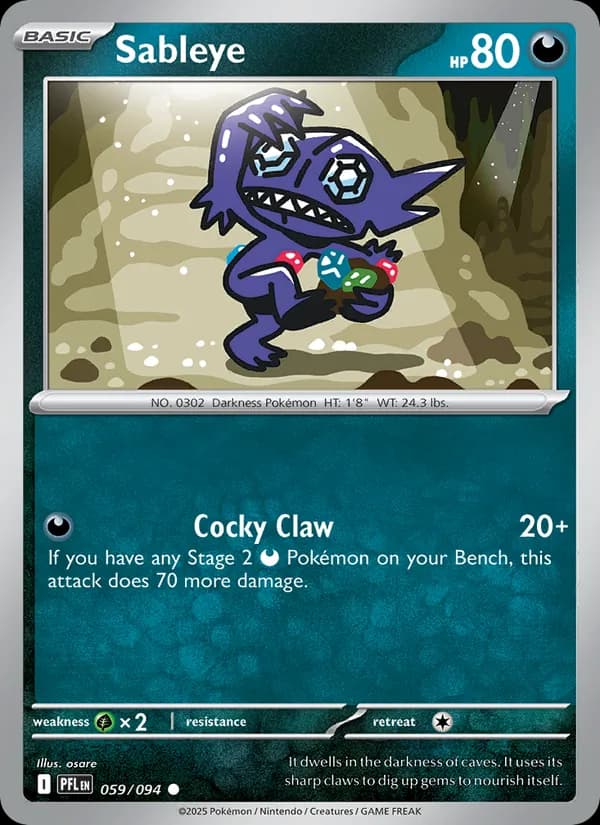 Sableye 059/94, Phantasmal Flames