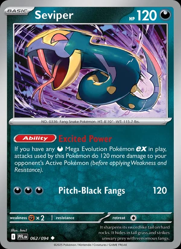 Seviper 062/94, Phantasmal Flames