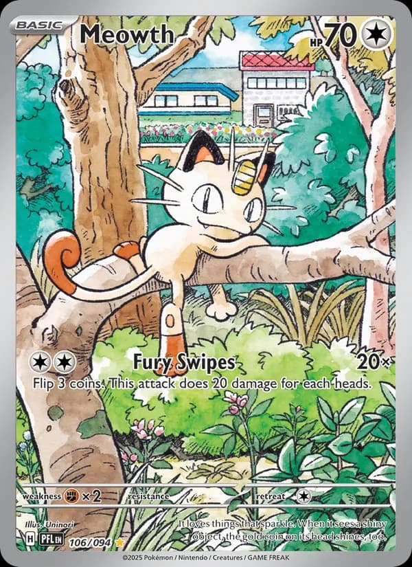 Meowth 106/94, Phantasmal Flames