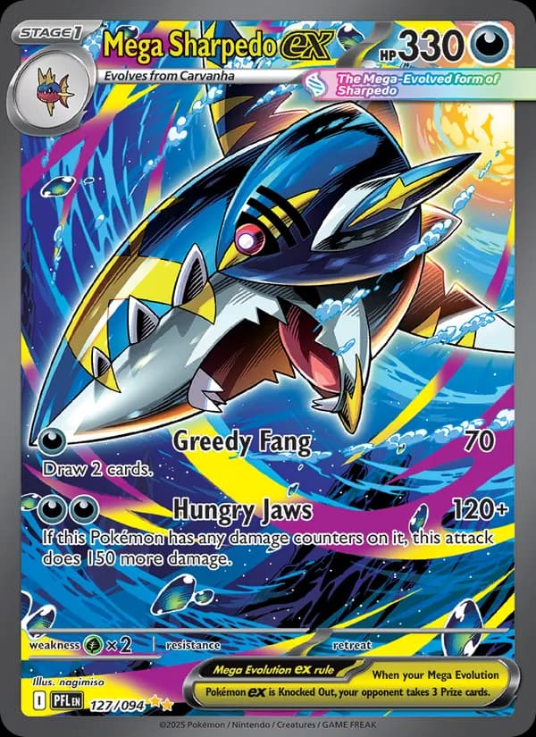 Mega Sharpedo ex 127/94, Phantasmal Flames