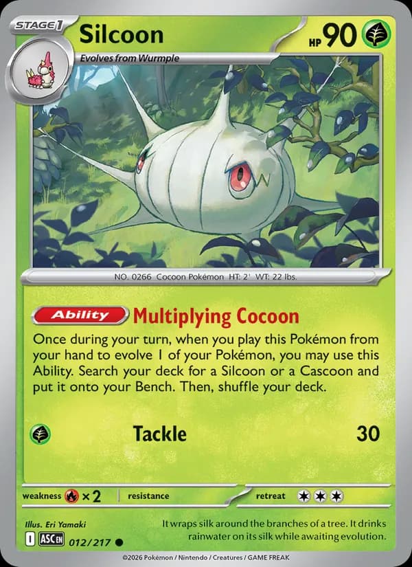 Silcoon 012/217, Ascended Heroes