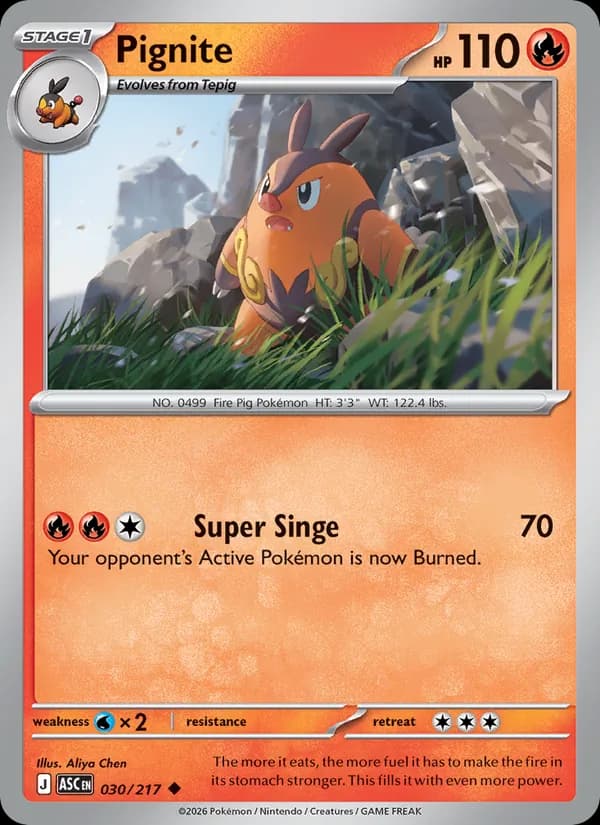 Pignite 030/217, Ascended Heroes
