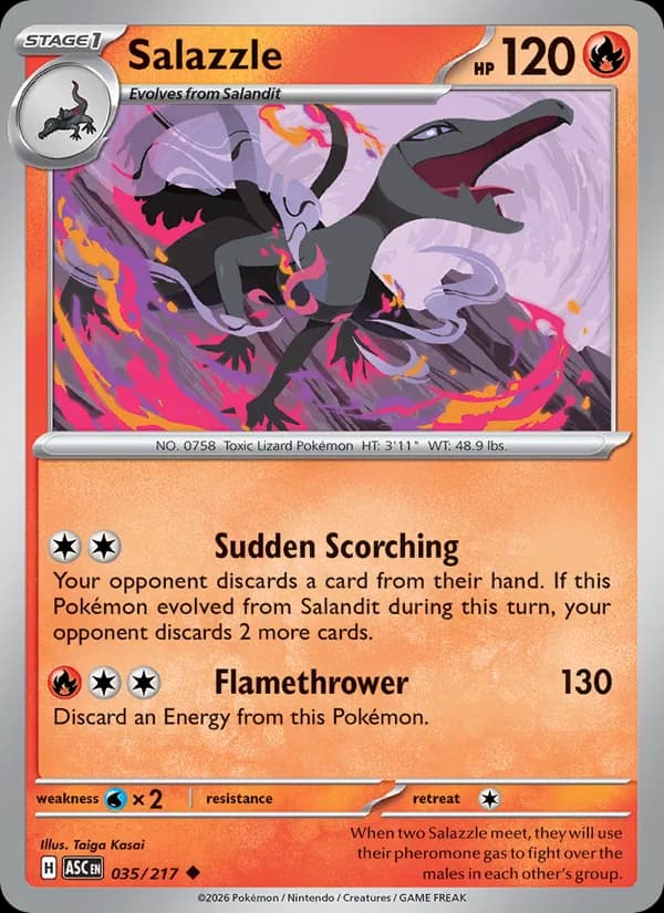 Salazzle 035/217, Ascended Heroes