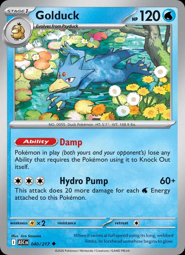 Golduck 040/217, Ascended Heroes