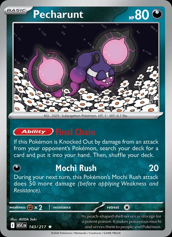 Pecharunt 143/217, Ascended Heroes