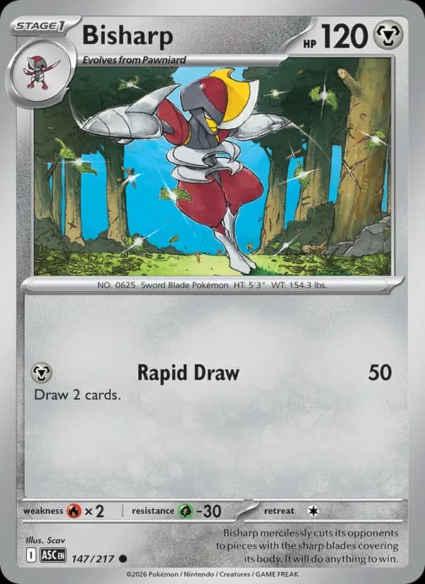 Bisharp 147/217, Ascended Heroes