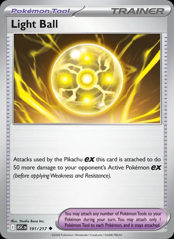 Light Ball 191/217, Ascended Heroes