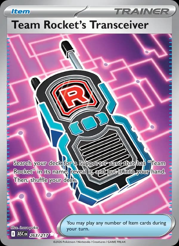 Team Rocket's Transceiver 263/217, Ascended Heroes