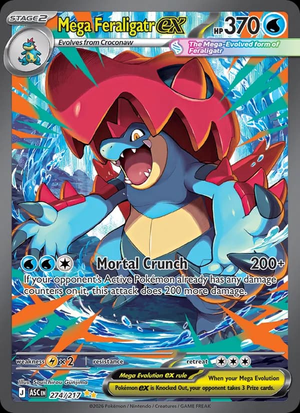 Mega Feraligatr ex 274/217