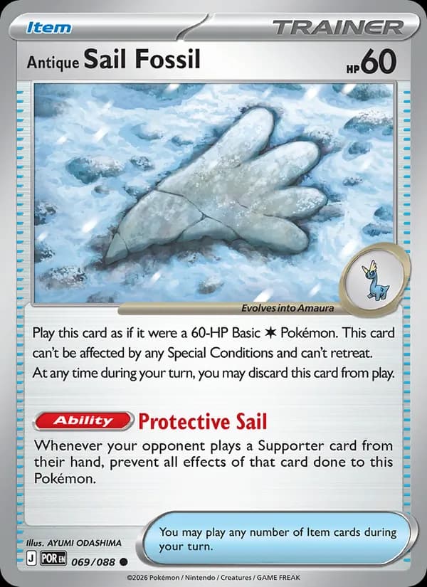 Antique Sail Fossil 069/88, Perfect Order